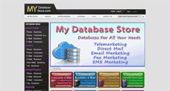 Desktop Screenshot of mydatabasestore.com